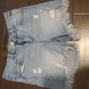 Cello distressed shorts